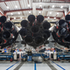 Now that’s a lot of booster power: 27 Merlin engines staring you right in the face. (Image: SpaceX)
